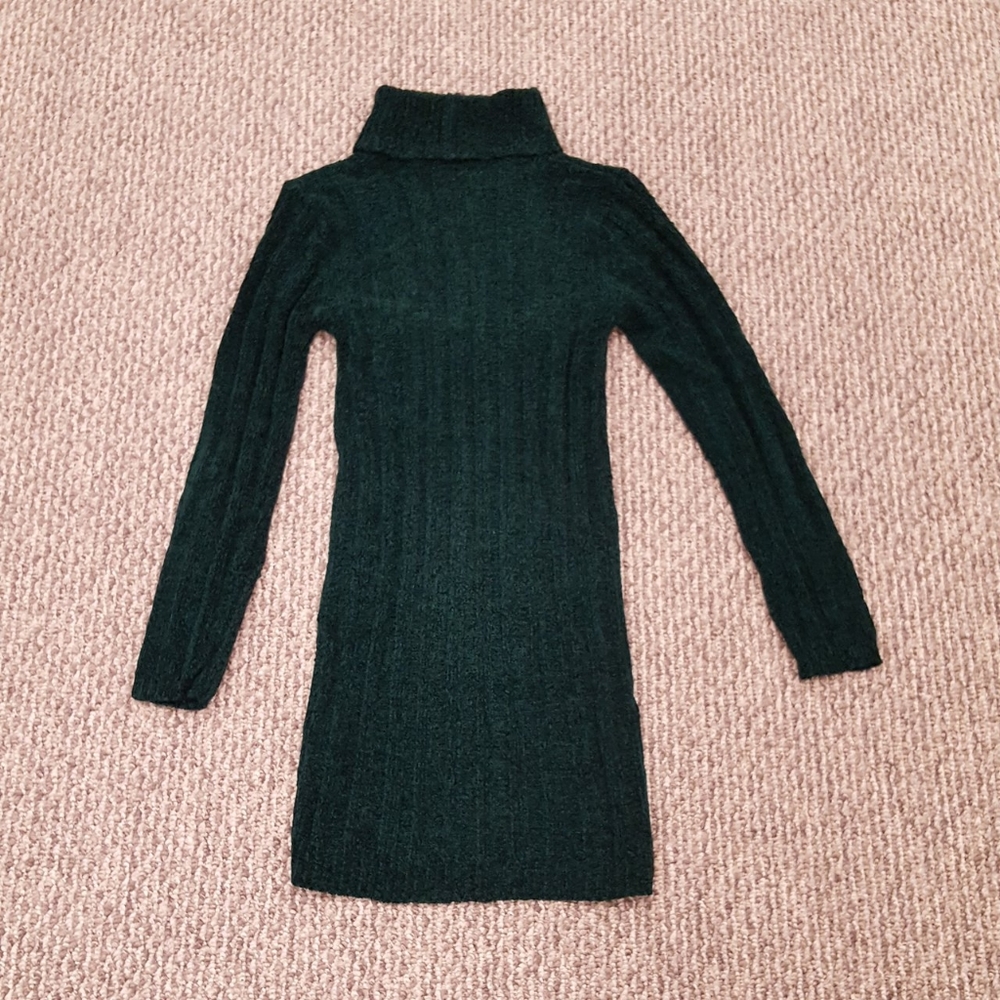 NWOT Emerald Green Chenille Sweater Dress